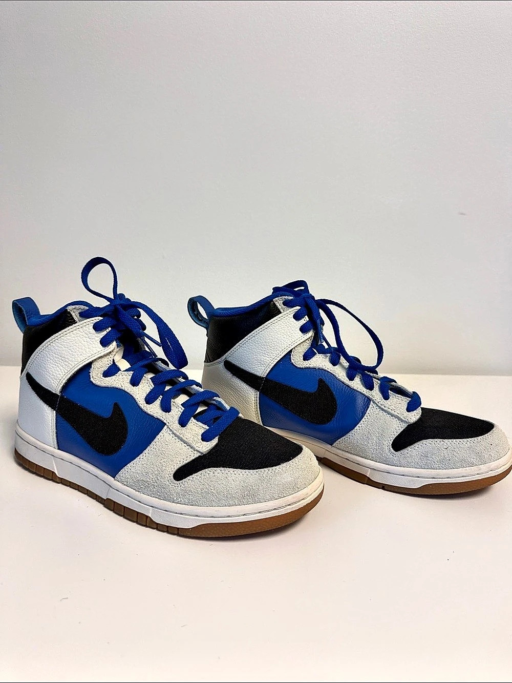 Nike Dunk High Blue Black White Gum Men’s Size 9.5 DZ2793-900